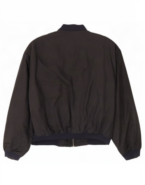 Marks & Spencer Herre St. Michael Bomber Jacket UK 42 XL Sort Polyester