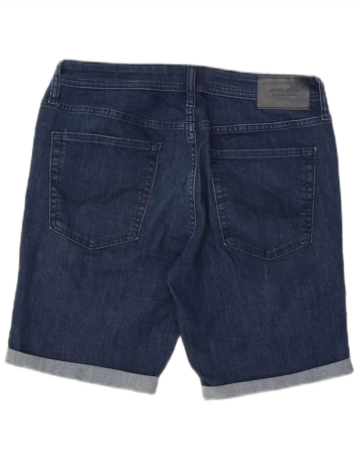 Jack & Jones herre Liam denim shorts store W34 marineblå bomuld