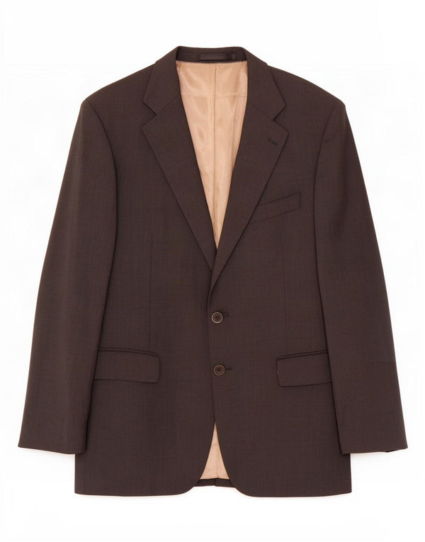 Marks & Spencer Herre 2 Button Blazer Jacket UK 40 Medium Grey New Wool