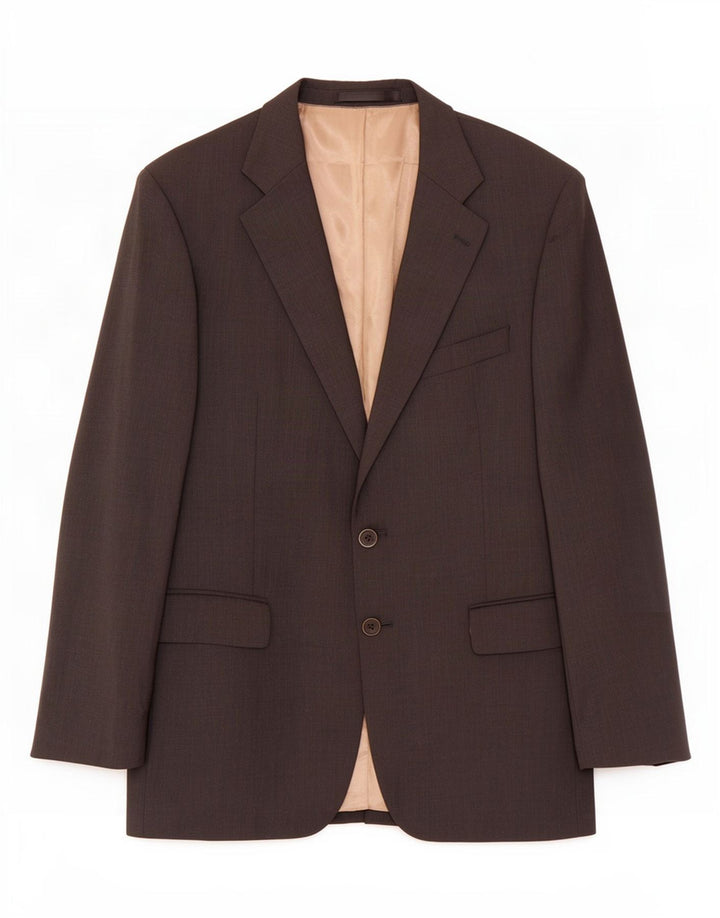 Marks & Spencer Herre 2 Button Blazer Jacket UK 40 Medium Grey New Wool