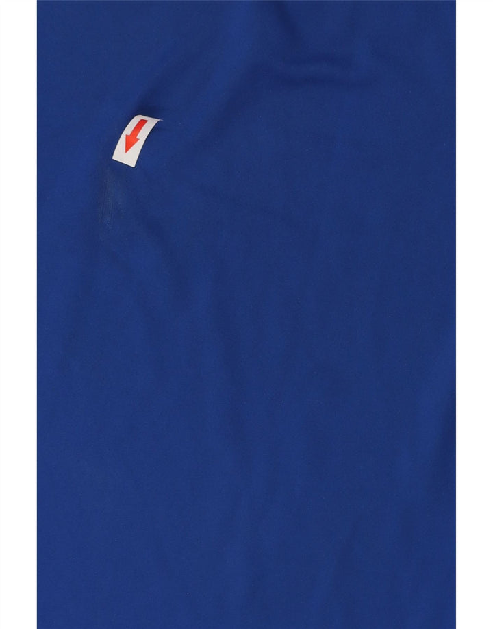 ADIDAS Herre Climalite T-Shirt Top Lille Blå Polyester