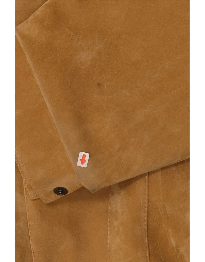 Vintage herre ruskind bomberjakke UK 40 Large Beige