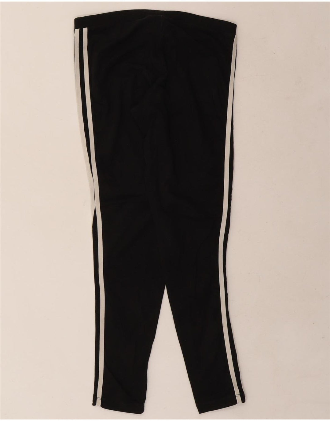 Adidas Dame Leggings UK 14 Medium Sort Bomuld