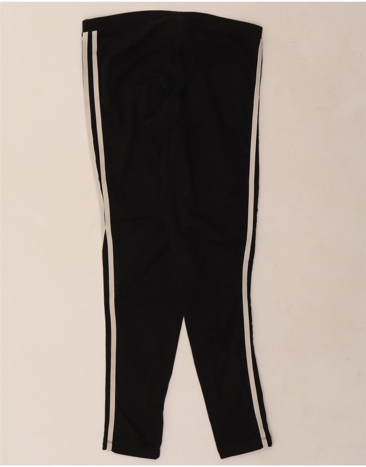 Adidas Dame Leggings UK 14 Medium Sort Bomuld