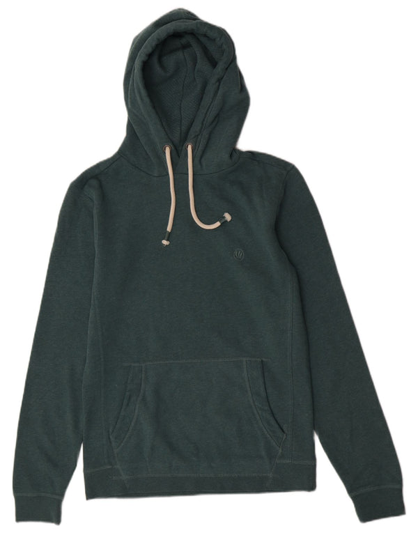 Fat Face Mens Hoodie Jumper XS Green Cotton