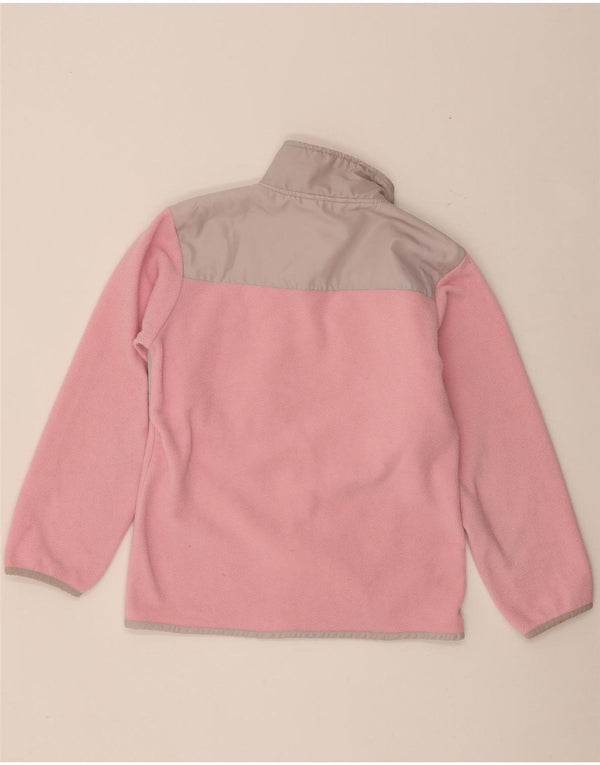 U.S. Polo Assn. Pige fleecejakke 14-15 år Large Pink Colourblock