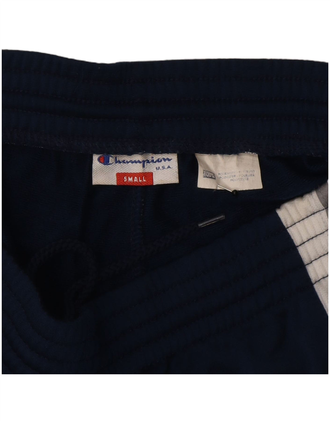 Champion Herre grafisk træningsdragt Bukser Small Navy Blue Colourblock