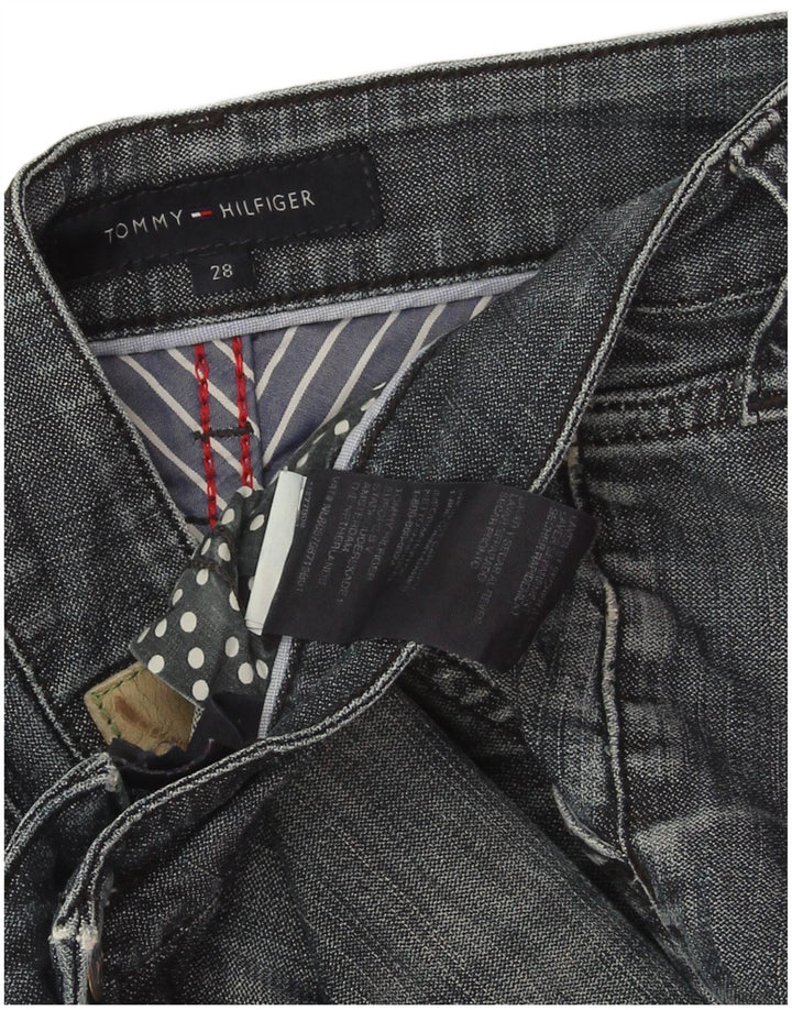 Tommy Hilfiger Bermuda-denimshorts til kvinder W28 Mellemblå bomuld