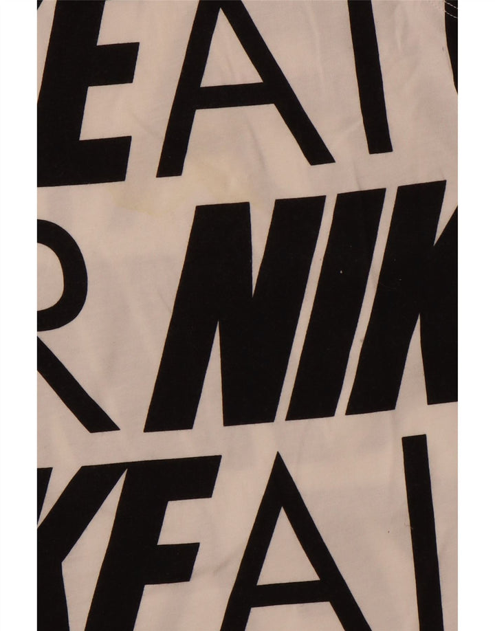 NIKE piger grafisk vest top 13-14 år XL hvid bomuld