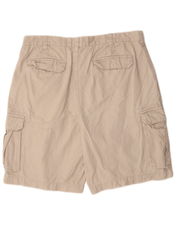 Tommy Hilfiger Herre Cargo Shorts W36 Stor Beige Bomuld