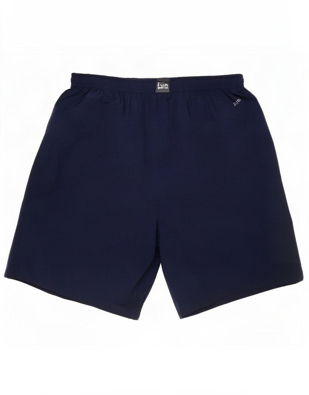 Nike Herre Dri Fit sportsshorts store marineblå stribet polyester