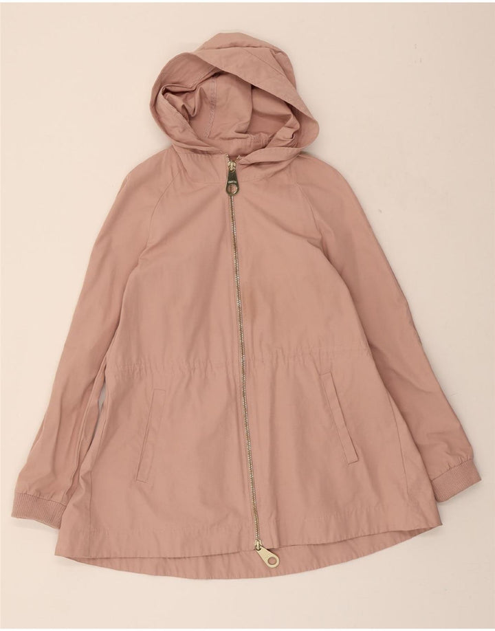 GUESS Womens Hooded Rain Jacket UK 6 XS Pink Polyester Vintage Guess and Second-Hand Guess from Messina Hembry 