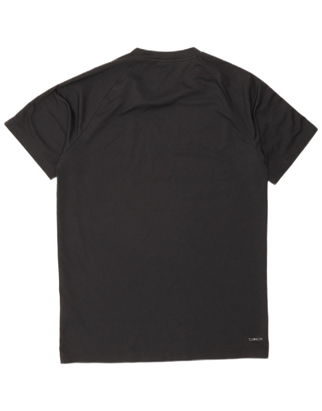 Adidas Herre Climalite T-Shirt Top Medium Sort Polyester Sports