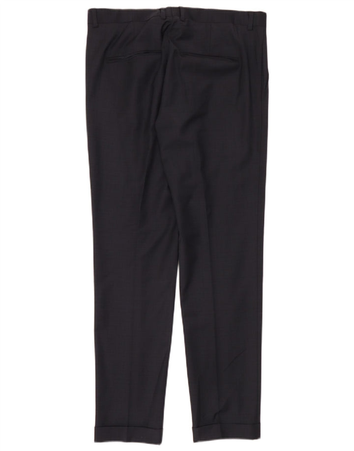 Zara Herre Slim Chino Bukser EU 40 Medium W31 L30 Navy Blue
