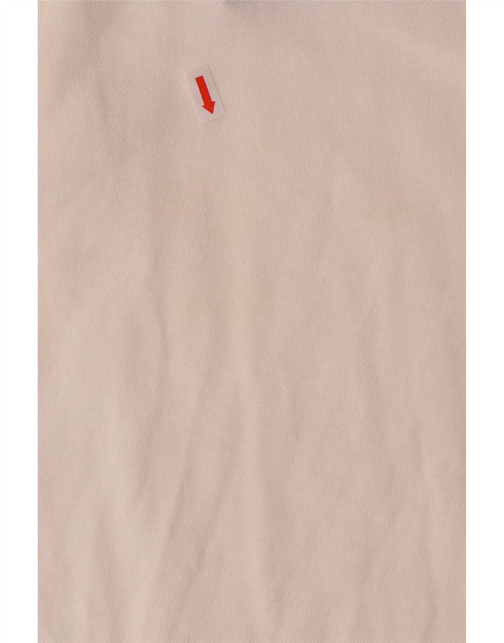 KAPPA Womens Polo Shirt UK 14 Large White Cotton