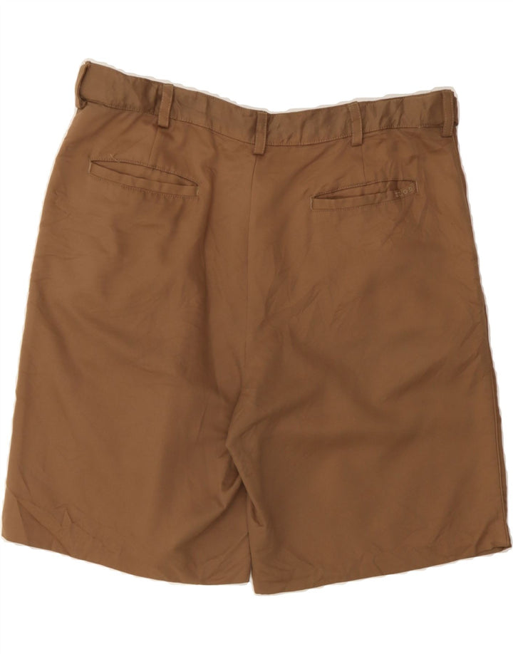 IZOD Mens Pegged Chino Shorts W36 Large  Brown Polyester Vintage Izod and Second-Hand Izod from Messina Hembry 