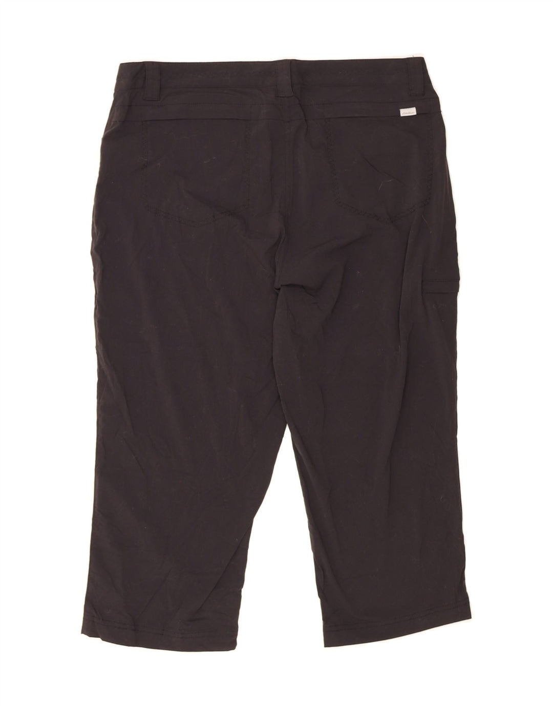 EDDIE BAUER Womens Straight Capri Trousers US 10 Large W34 L21 Black Vintage Eddie Bauer and Second-Hand Eddie Bauer from Messina Hembry 