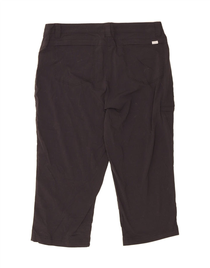EDDIE BAUER Womens Straight Capri Trousers US 10 Large W34 L21 Black Vintage Eddie Bauer and Second-Hand Eddie Bauer from Messina Hembry 