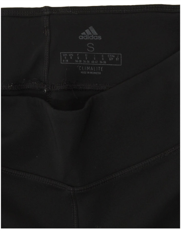 Adidas Dame Climalite Capri Leggings UK 8/10 Small Black