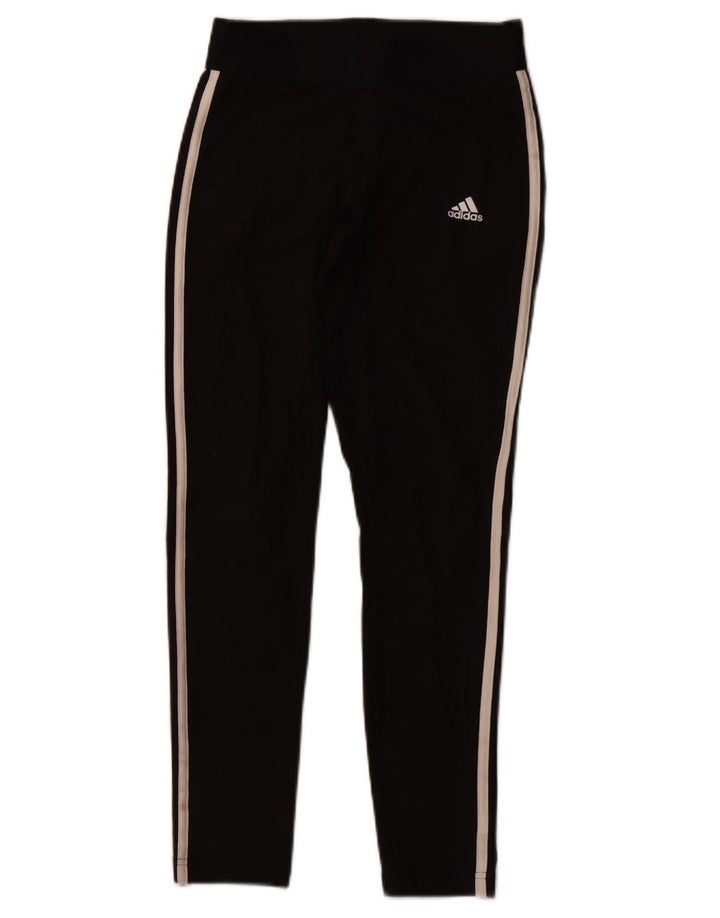 ADIDAS Dame Leggings UK 8/10 Small Black Bomuld