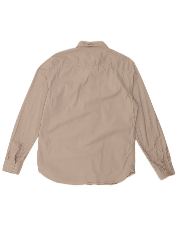 FRANSK FORBINDELSE Herreskjorte Medium Beige Bomuld