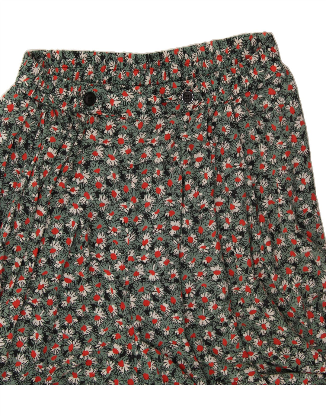 VINTAGE Womens Casual Shorts W32 Large Multicoloured Floral Vintage Vintage and Second-Hand Vintage from Messina Hembry 