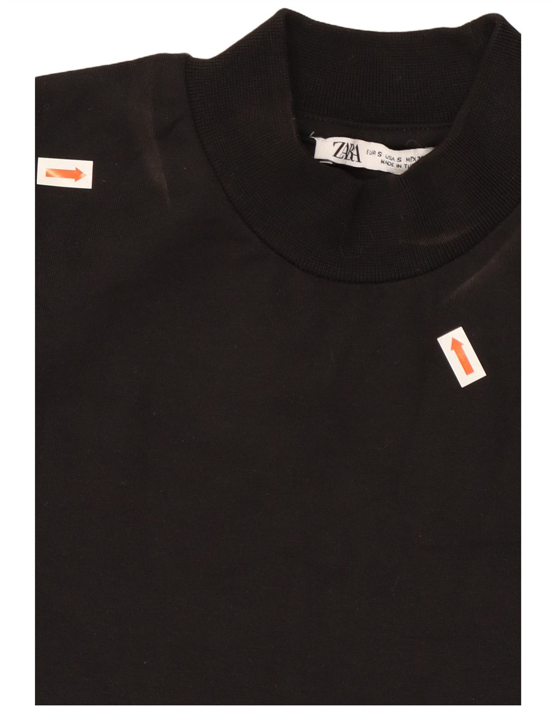 Zara Sweatshirt til mænd, lille sort bomuld