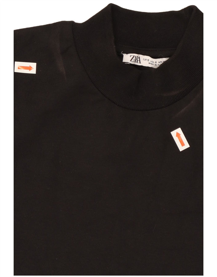 Zara Sweatshirt til mænd, lille sort bomuld