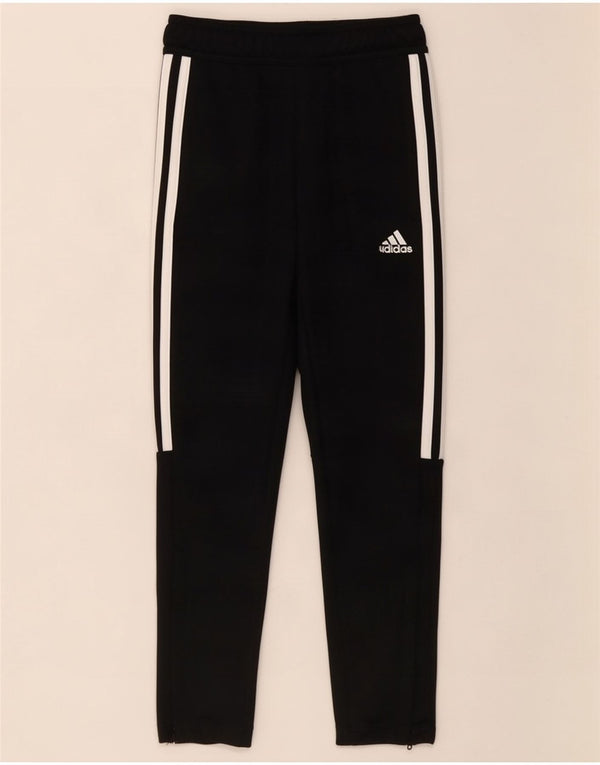 Adidas Boys Aeroready Tracksuit Bukser 7-8 år Sort Polyester