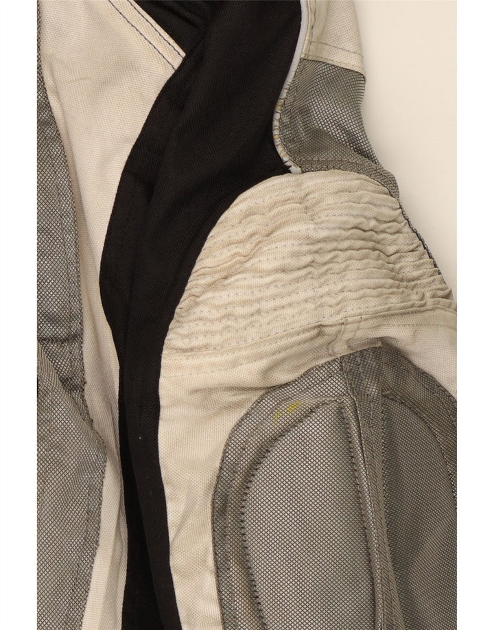 ROLEFF Mens Motorcycle Racer Jacket UK 36 Small Black Colourblock Vintage ROLEFF and Second-Hand ROLEFF from Messina Hembry 