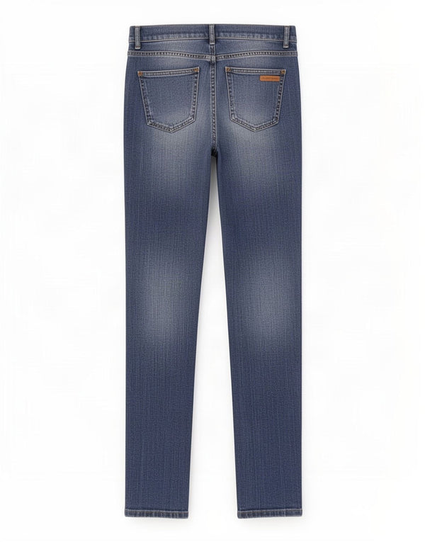 Zara Dame Slim Jeans EU 42 Large W32 L34 Navy Blue