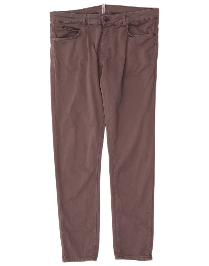 Zara Herre Slim Casual Bukser W36 L31 Grå