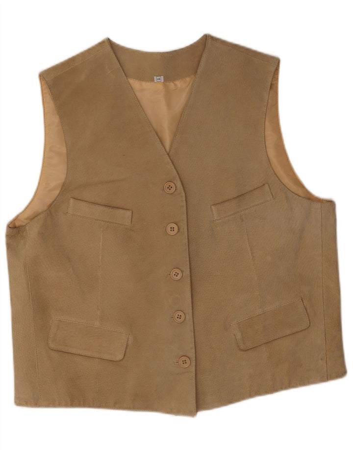 Vintage damevest IT 46 Large Beige