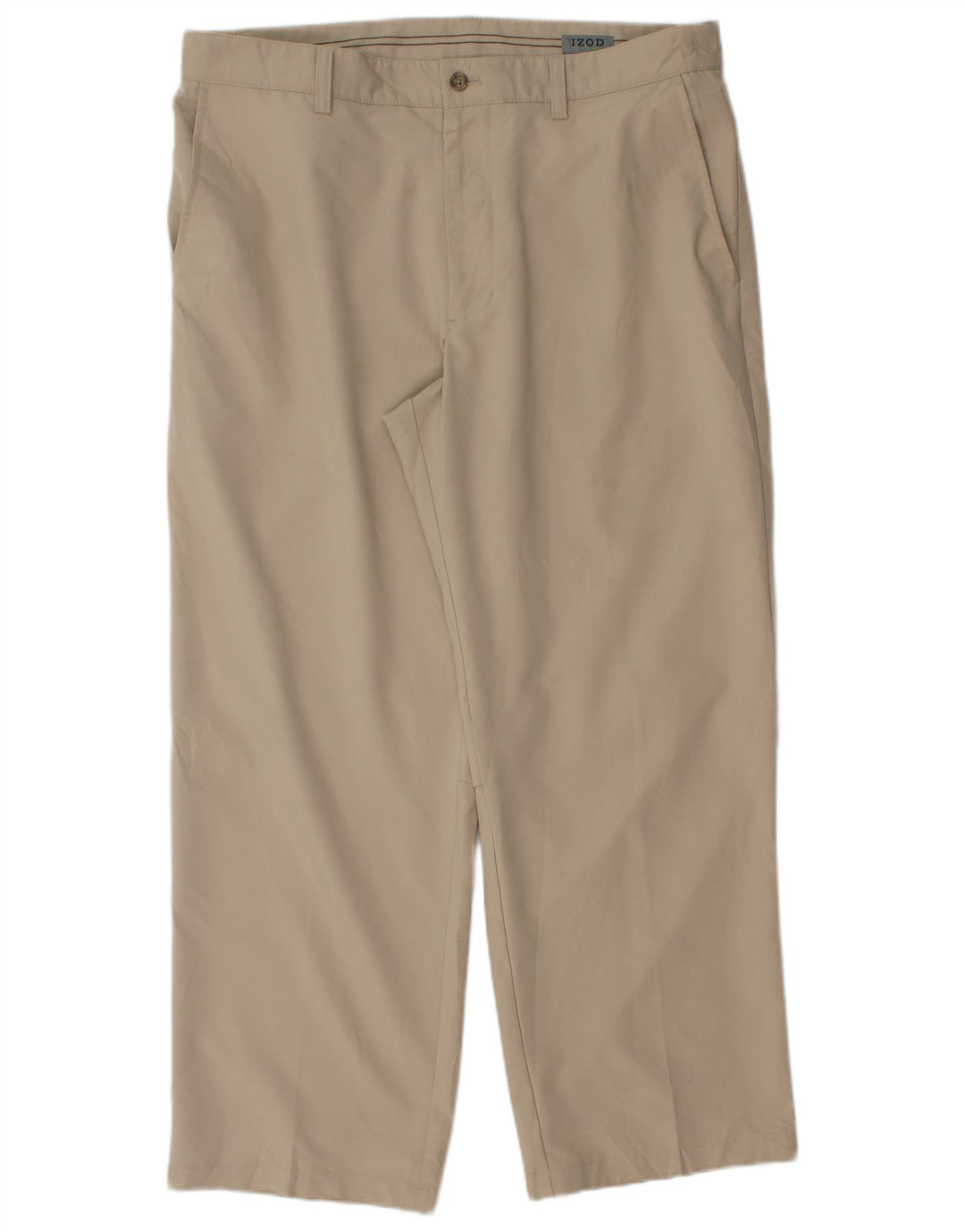 Izod Lige Chinobukser til mænd W36 L28 Beige Polyester