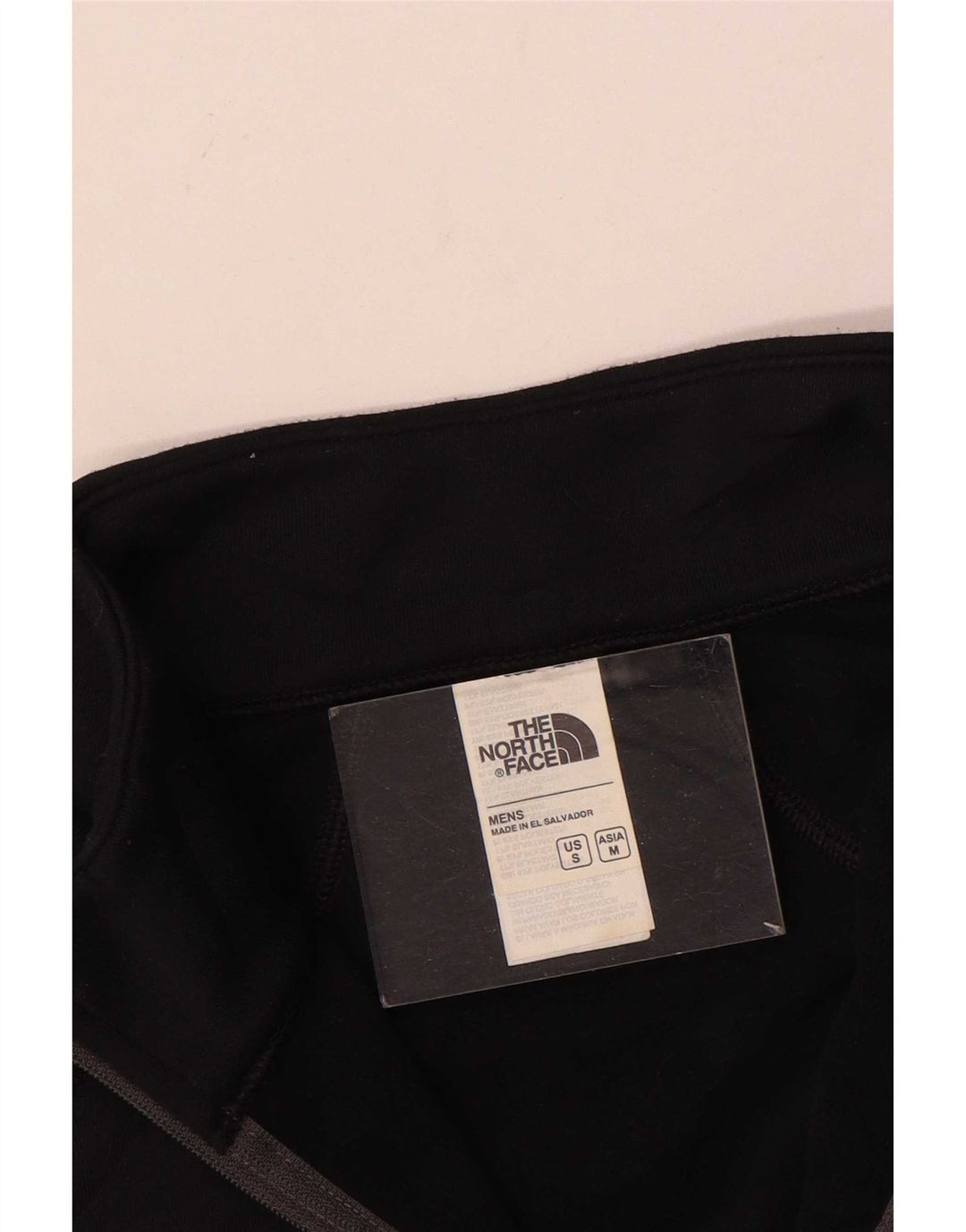 The North Face Herre lynlåshals Regular Fit Top Langærmet Medium Sort