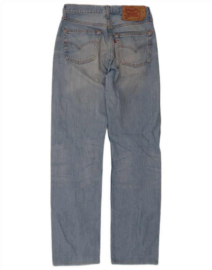 Levi's Herre 501 Straight Jeans W29 L34 Blå Bomuld