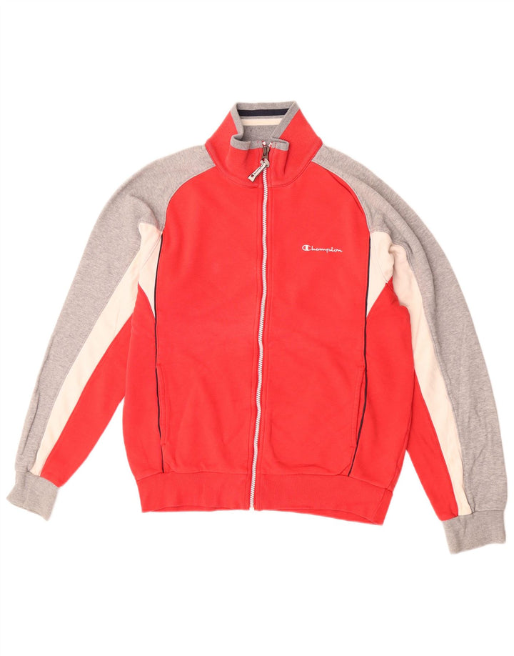 Champion Herre træningsdragt Topjakke Medium Rød Colourblock Bomuld
