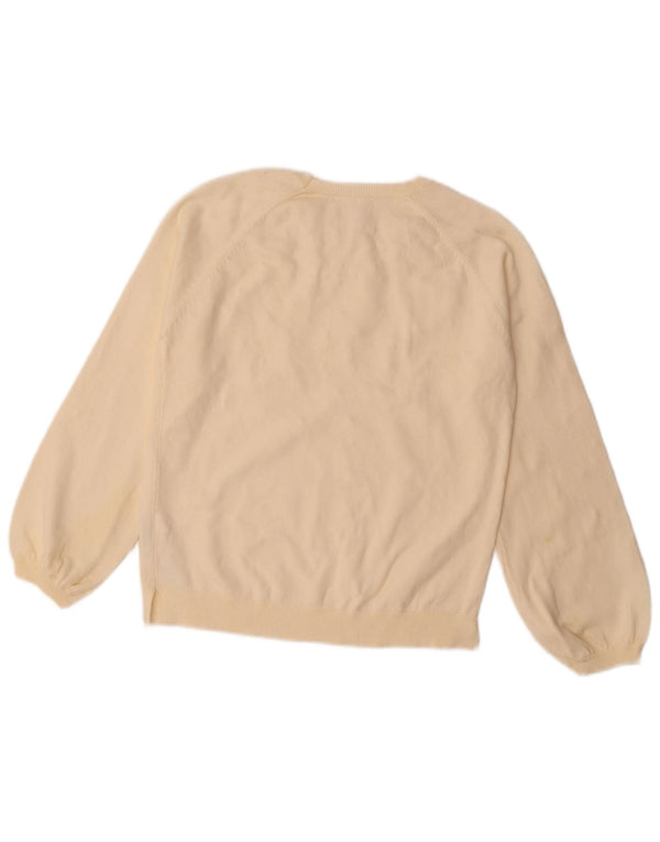 Zara Pige Boat Neck sweater 11-12 års off Hvid plettet bomuld
