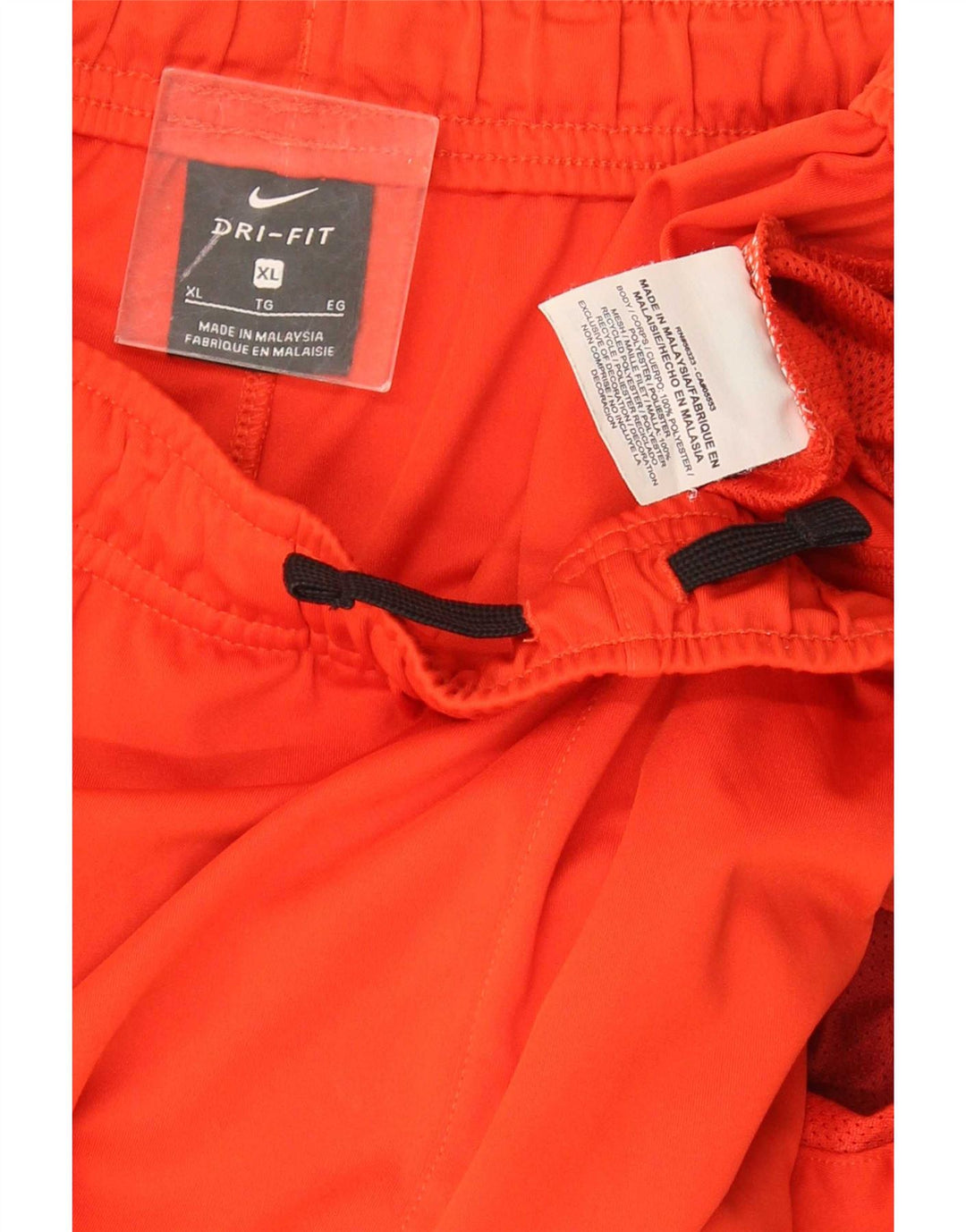 Nike Herre Dri Fit grafiske sportsshorts XL Rød Geometrisk Polyester