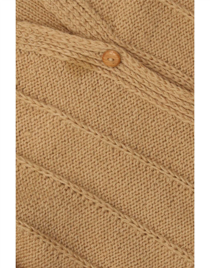 Vintage dame cardigan sweater UK 14 Large Beige