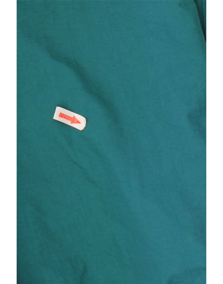 Columbia vindjakkejakke med hætte til kvinder UK 14 Medium Blue Colourblock