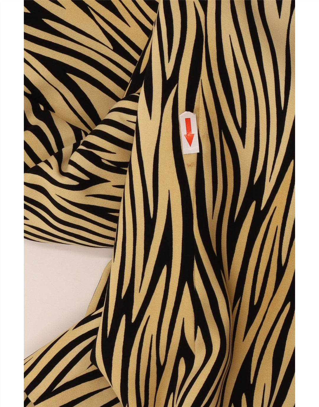 Basler Dame 1 Knap Blazer Jacket UK 14 Medium Yellow Animal Print