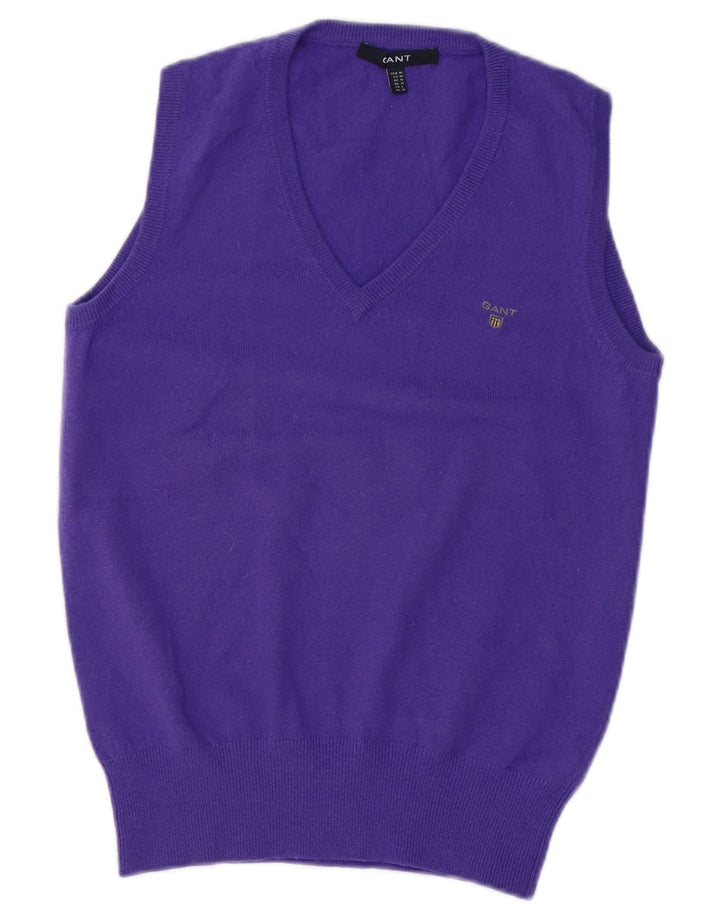 Gant Dame Vest Tank Top UK 14 Medium Lilla Uld