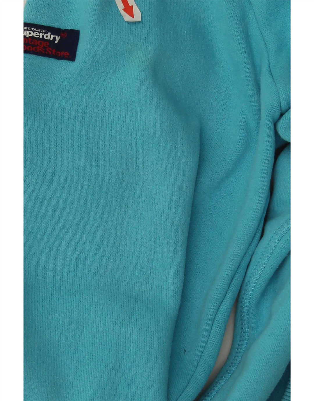 Superdry Grafisk hættetrøje til mænd mellemblå bomuld