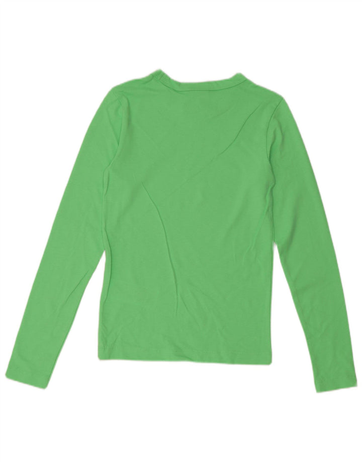 Champion Dame Top Langærmet UK 12 Medium Grøn Bomuld