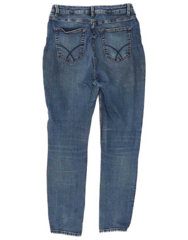 Besætningstøj Dame Skinny Jeans UK 12 Medium W28 L30 Blå Bomuld