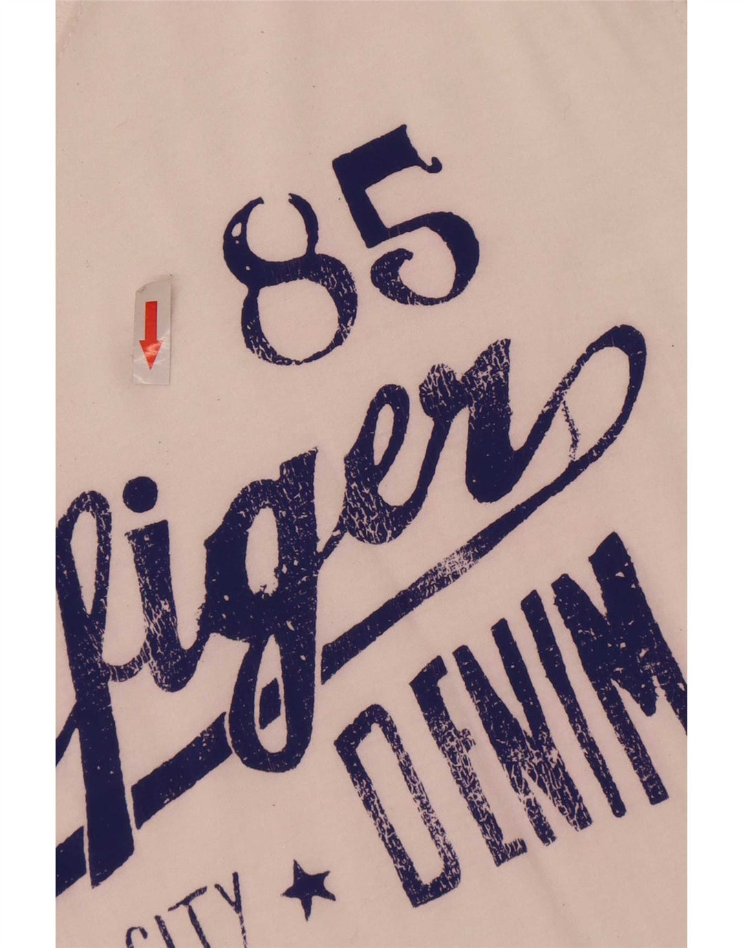 Tommy Hilfiger Herre Grafisk T-Shirt Top 2XL Hvid