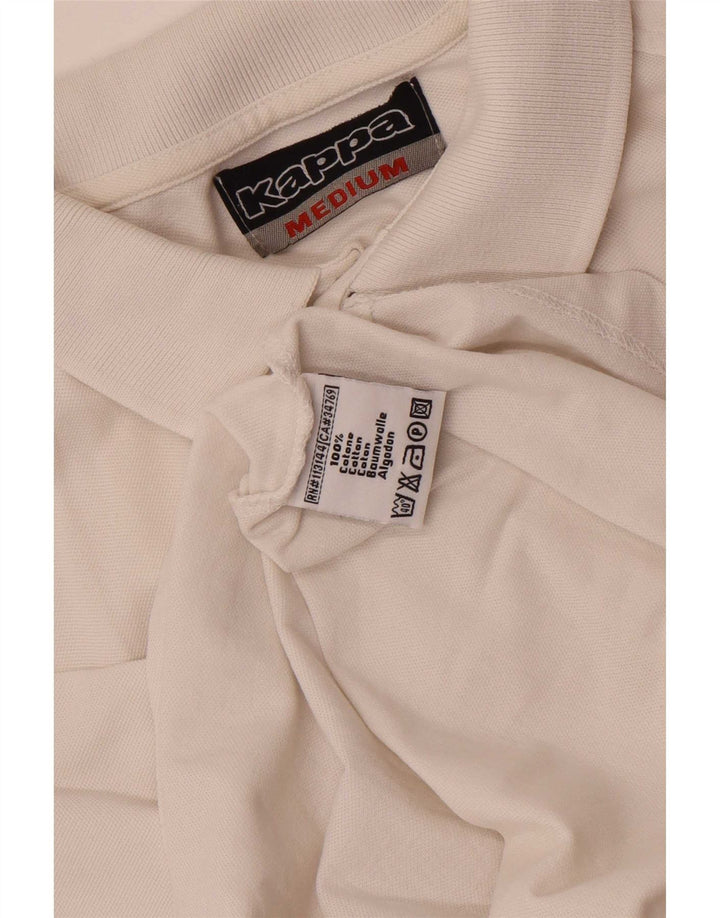 Kappa herre poloshirt Medium hvid bomuld