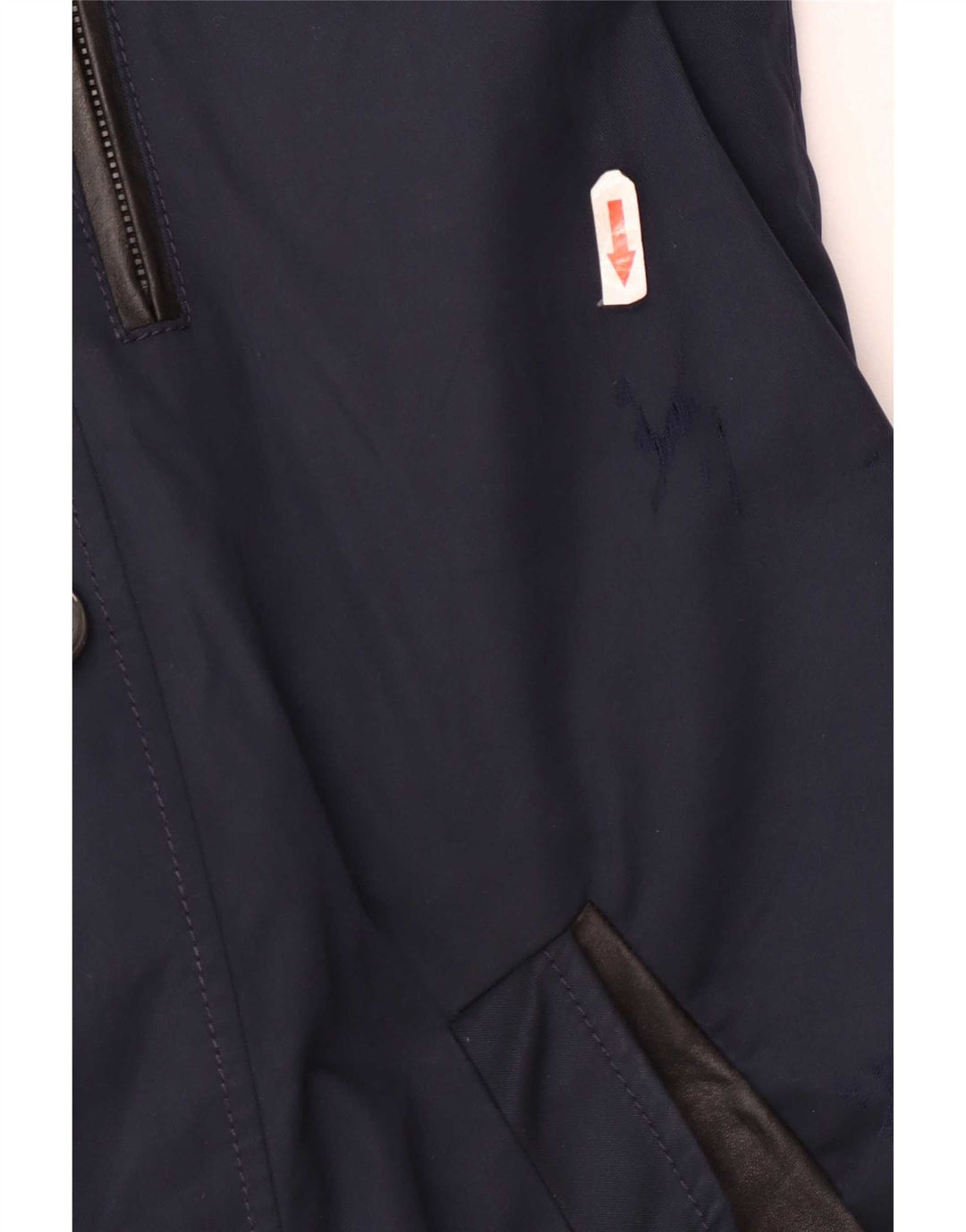 Hugo Boss Trench Coat til mænd EU 48 Mellem marineblå bomuld