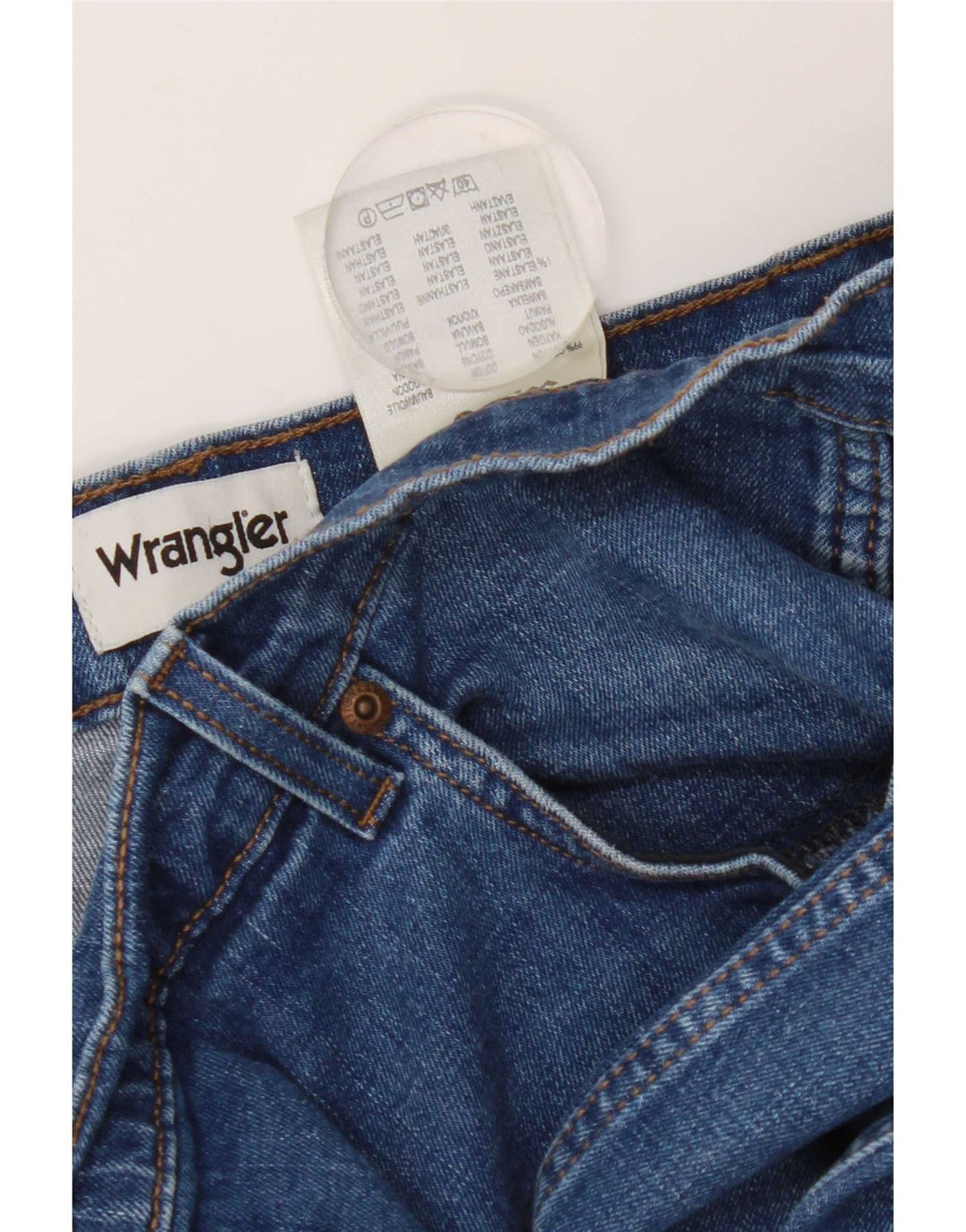 Wrangler Herre Texas Straight Jeans W44 L32 Blå Bomuld